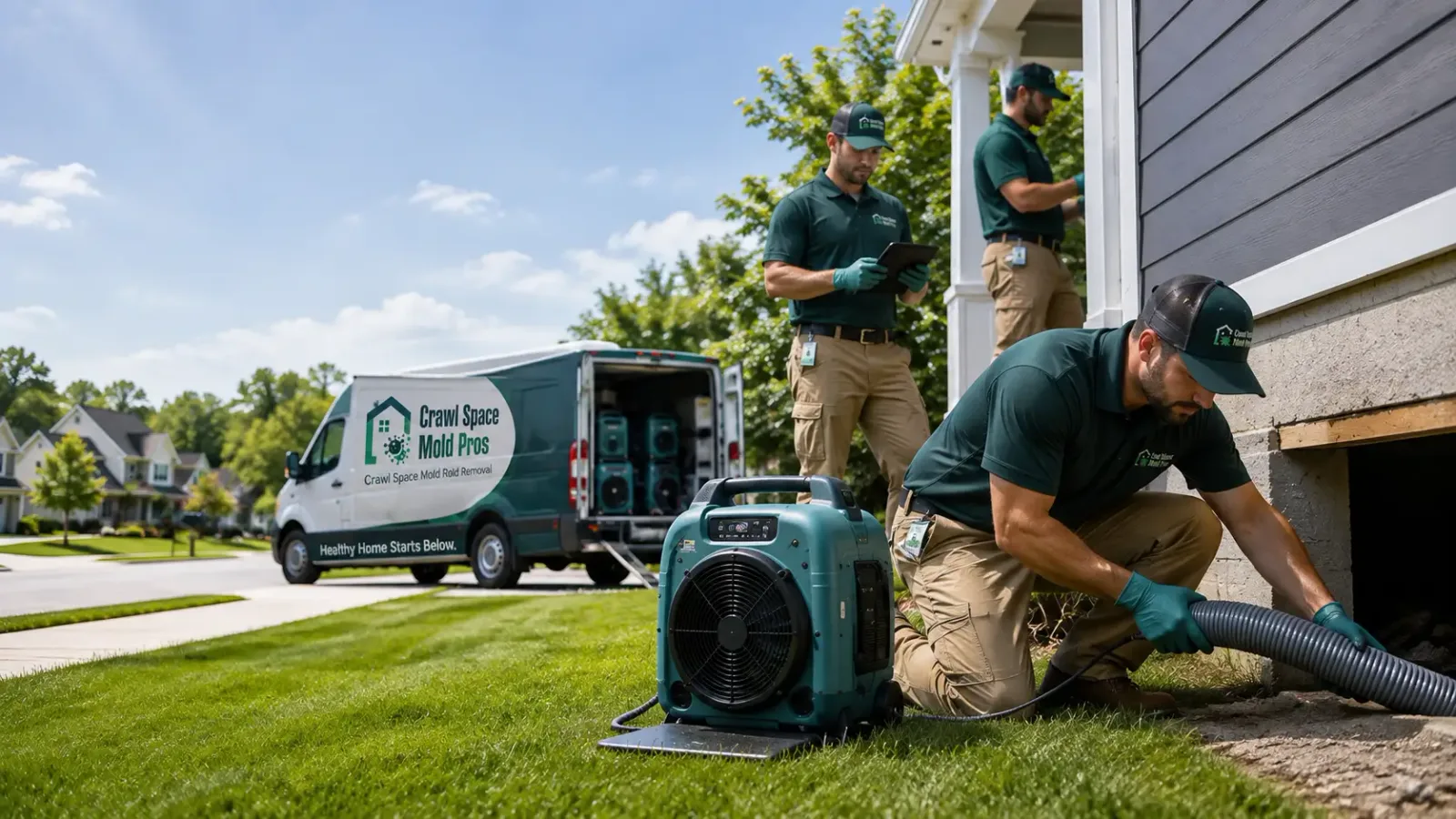 Crawl Space Mold Removal in Connell, WA